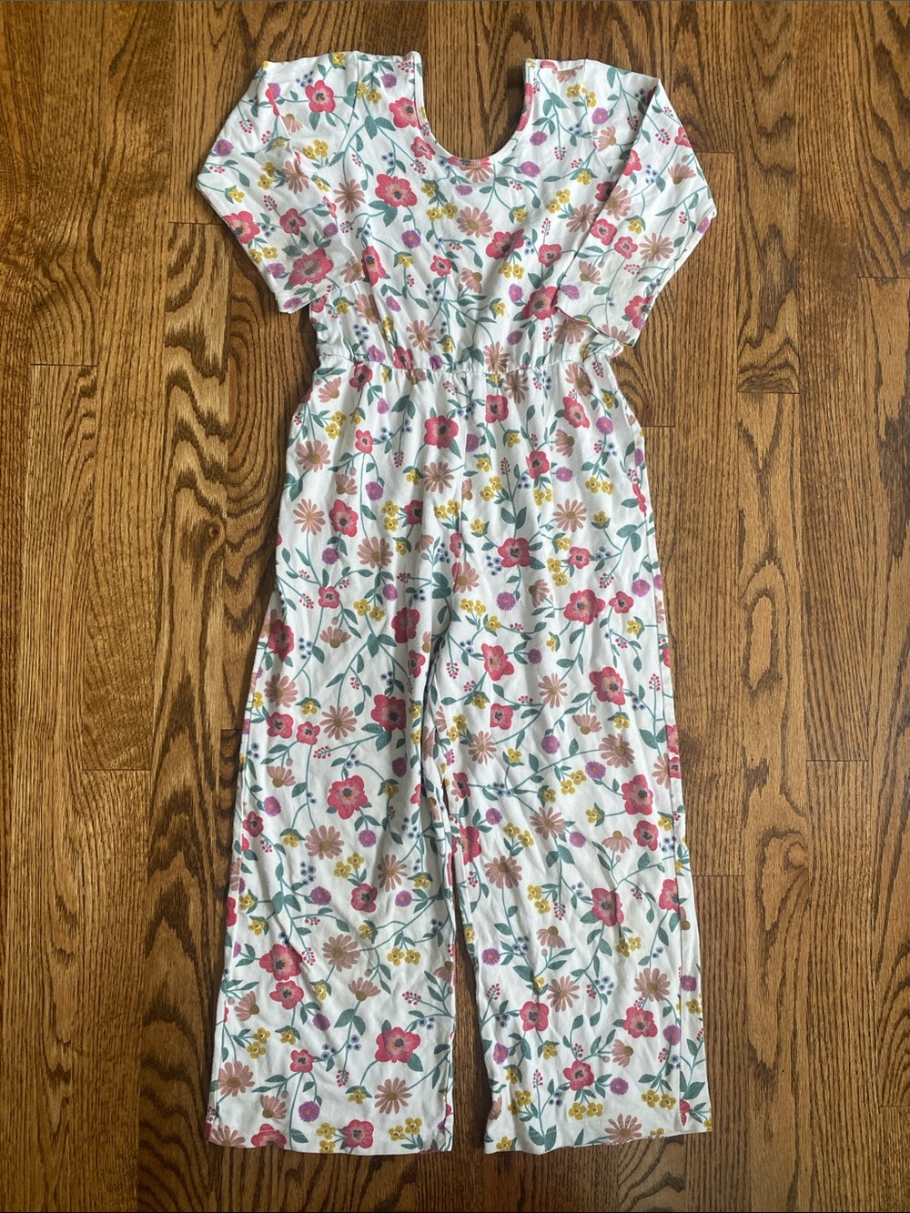 Alice+Ames floral long sleeve wide leg jumpsuit, size 10. Great, used condition